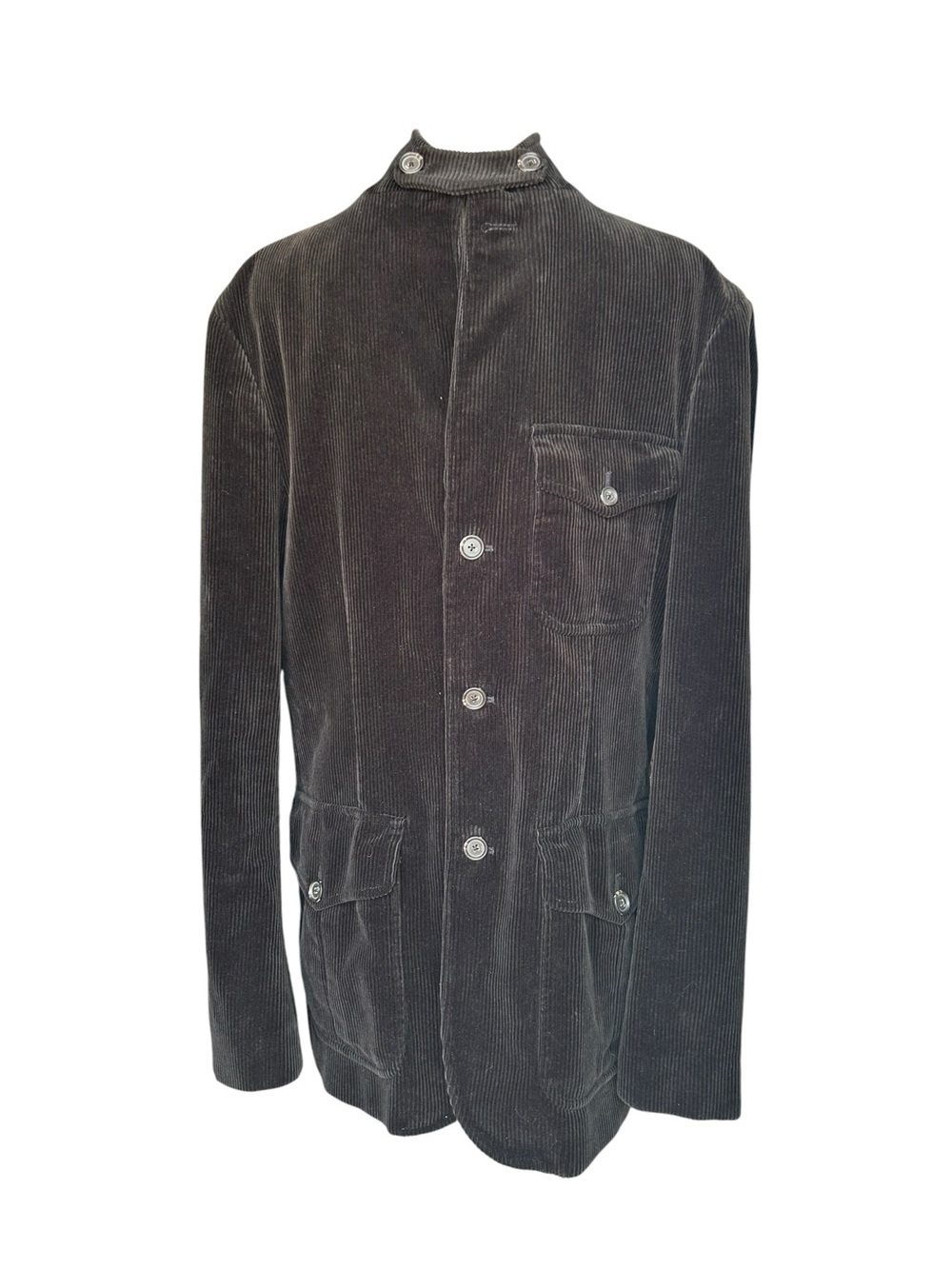 Vintage POLO RALPH LAUREN Corduroy Car Coat Jacket Overcoat Blazer men Medium - Picture 3 of 12